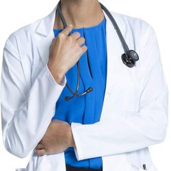 Women's Lab Coat 28" Button Up Front Consultation Coat CK451