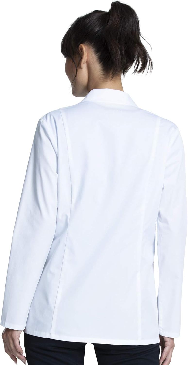 Women's Lab Coat 28" Button Up Front Consultation Coat CK451 - Image 4