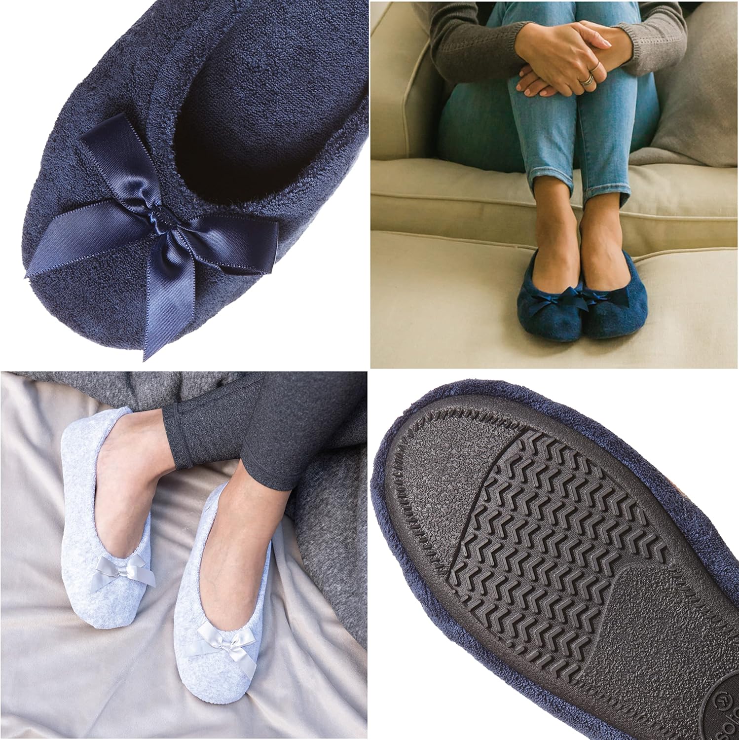 Women's Terry Ballerina Slipper Clog - Image 3