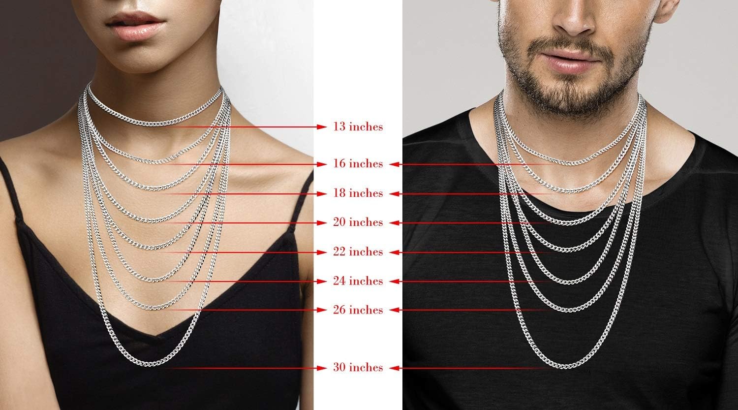 Italian Solid 925 Sterling Silver 3.5mm Diamond Cut Cuban Link Curb Chain Necklace for Women Men, Made in Italy - Image 6